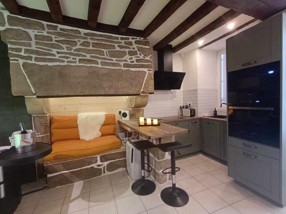 L'Etreinte, Gite De Charme Avec Jacuzzi Interieur Et Sauna Guéméné-sur-Scorff Exterior foto